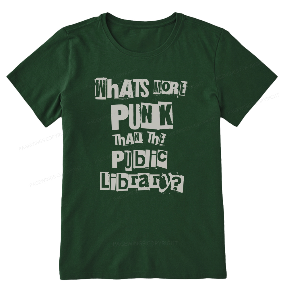 Pagewings What's More Punk Than The Public Library Unisex Classic T-shirt
