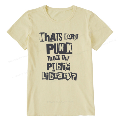 Pagewings What's More Punk Than The Public Library Unisex Classic T-shirt