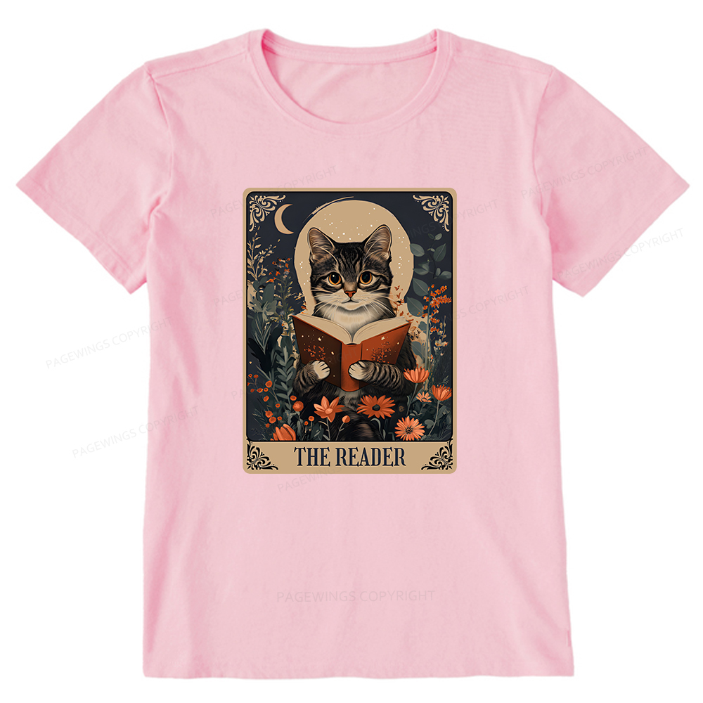 Pagewings The Reader Tarot Card Cat Unisex Classic T-shirt