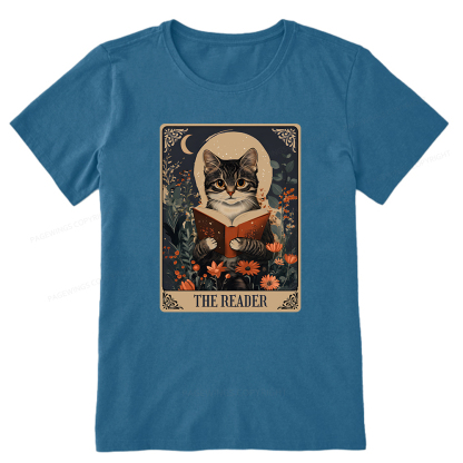 Pagewings The Reader Tarot Card Cat Unisex Classic T-shirt
