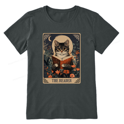 Pagewings The Reader Tarot Card Cat Unisex Classic T-shirt