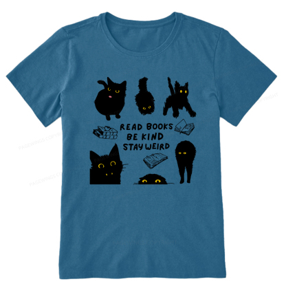 Pagewings Read Books Be Kind Stay Weird Unisex Classic T-shirt