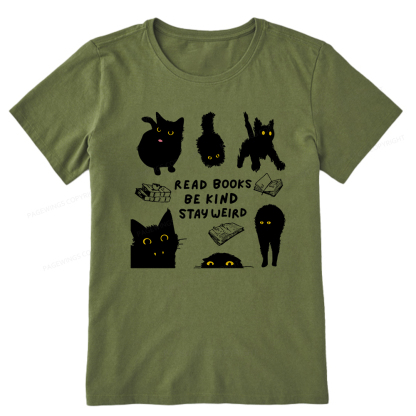 Pagewings Read Books Be Kind Stay Weird Unisex Classic T-shirt