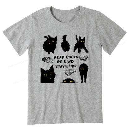 Pagewings Read Books Be Kind Stay Weird Unisex Classic T-shirt