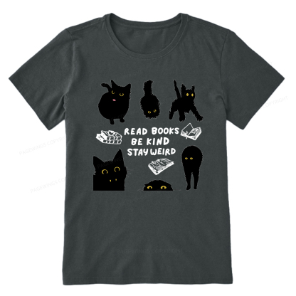 Pagewings Read Books Be Kind Stay Weird Unisex Classic T-shirt