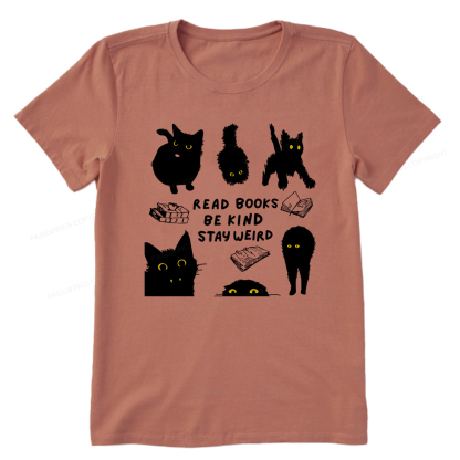 Pagewings Read Books Be Kind Stay Weird Unisex Classic T-shirt