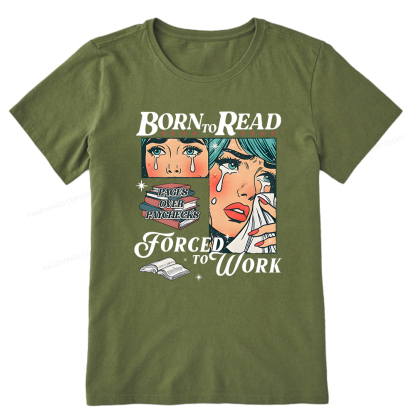 Pagewings Born To Read Forced To Work Unisex Classic T-shirt