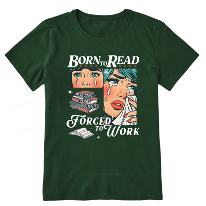 Pagewings Born To Read Forced To Work Unisex Classic T-shirt