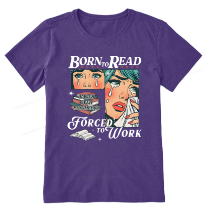 Pagewings Born To Read Forced To Work Unisex Classic T-shirt