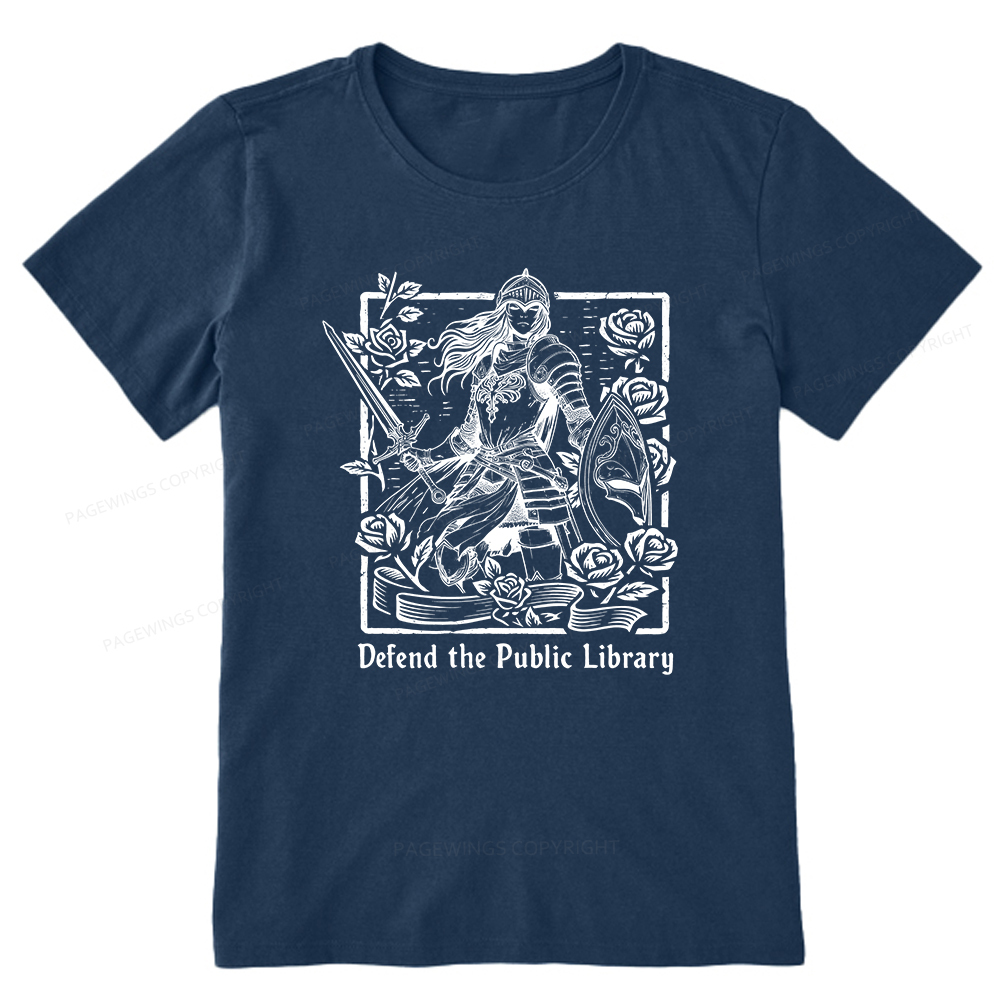 Pagewings Defend The Public Library Unisex Classic T-shirt