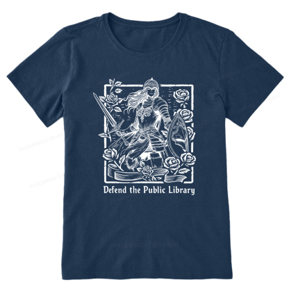 Pagewings Defend The Public Library Unisex Classic T-shirt