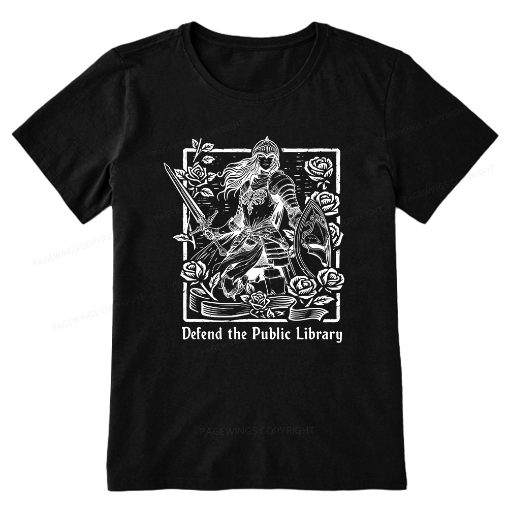 Pagewings Defend The Public Library Unisex Classic T-shirt