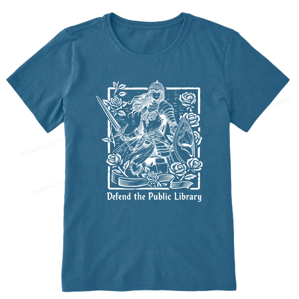 Pagewings Defend The Public Library Unisex Classic T-shirt