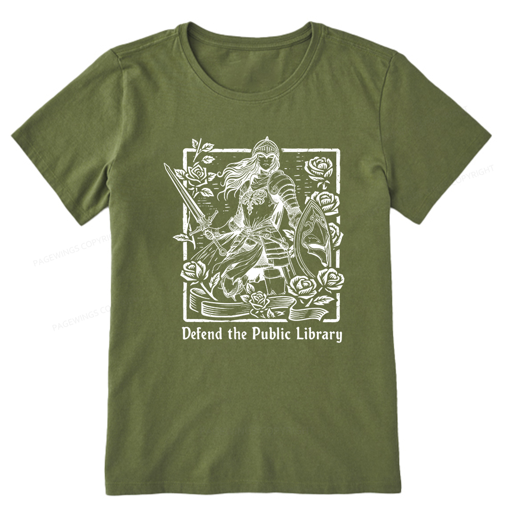 Pagewings Defend The Public Library Unisex Classic T-shirt