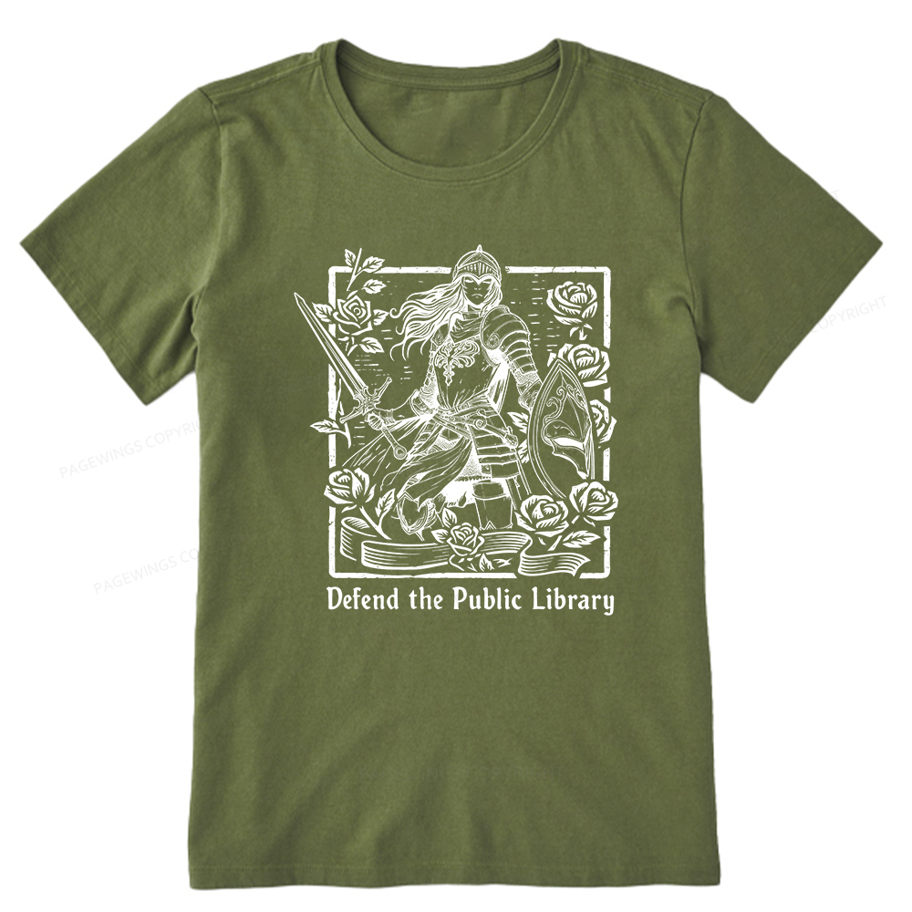 Pagewings Defend The Public Library Unisex Classic T-shirt