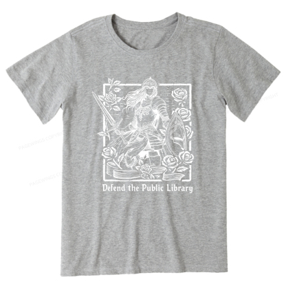 Pagewings Defend The Public Library Unisex Classic T-shirt