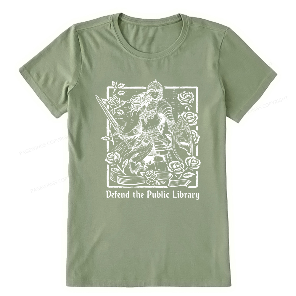 Pagewings Defend The Public Library Unisex Classic T-shirt