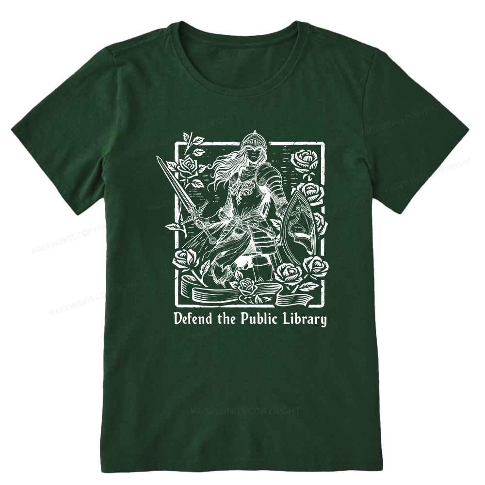 Pagewings Defend The Public Library Unisex Classic T-shirt