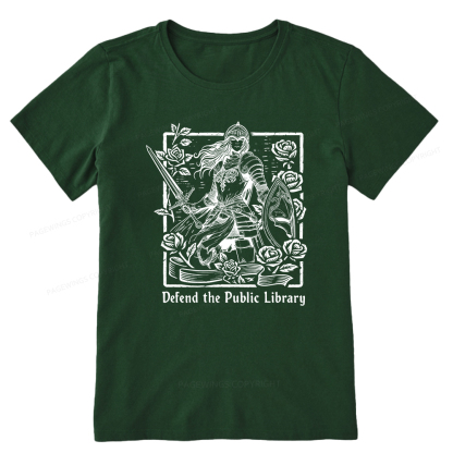 Pagewings Defend The Public Library Unisex Classic T-shirt