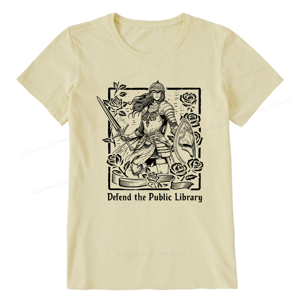 Pagewings Defend The Public Library Unisex Classic T-shirt