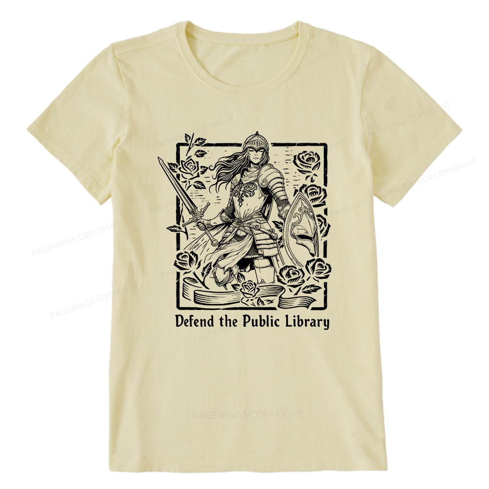 Pagewings Defend The Public Library Unisex Classic T-shirt