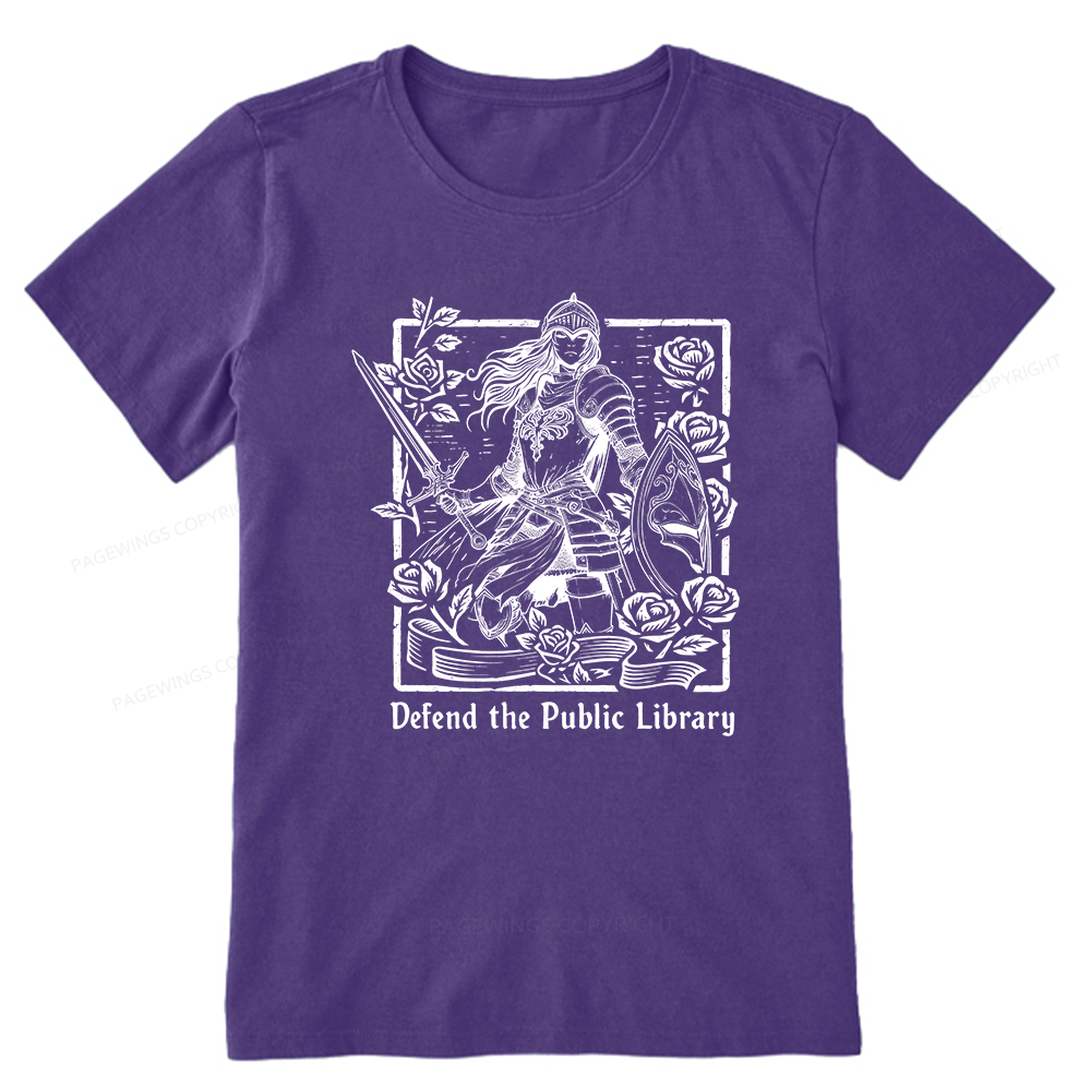 Pagewings Defend The Public Library Unisex Classic T-shirt
