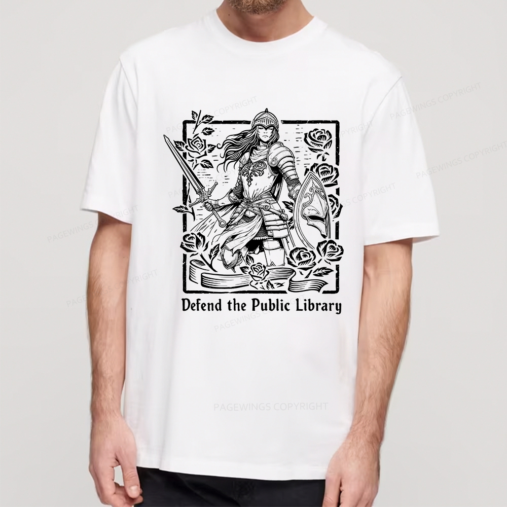 Pagewings Defend The Public Library Unisex Classic T-shirt