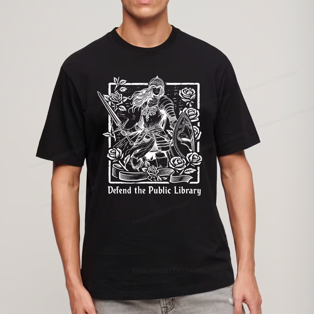 Pagewings Defend The Public Library Unisex Classic T-shirt