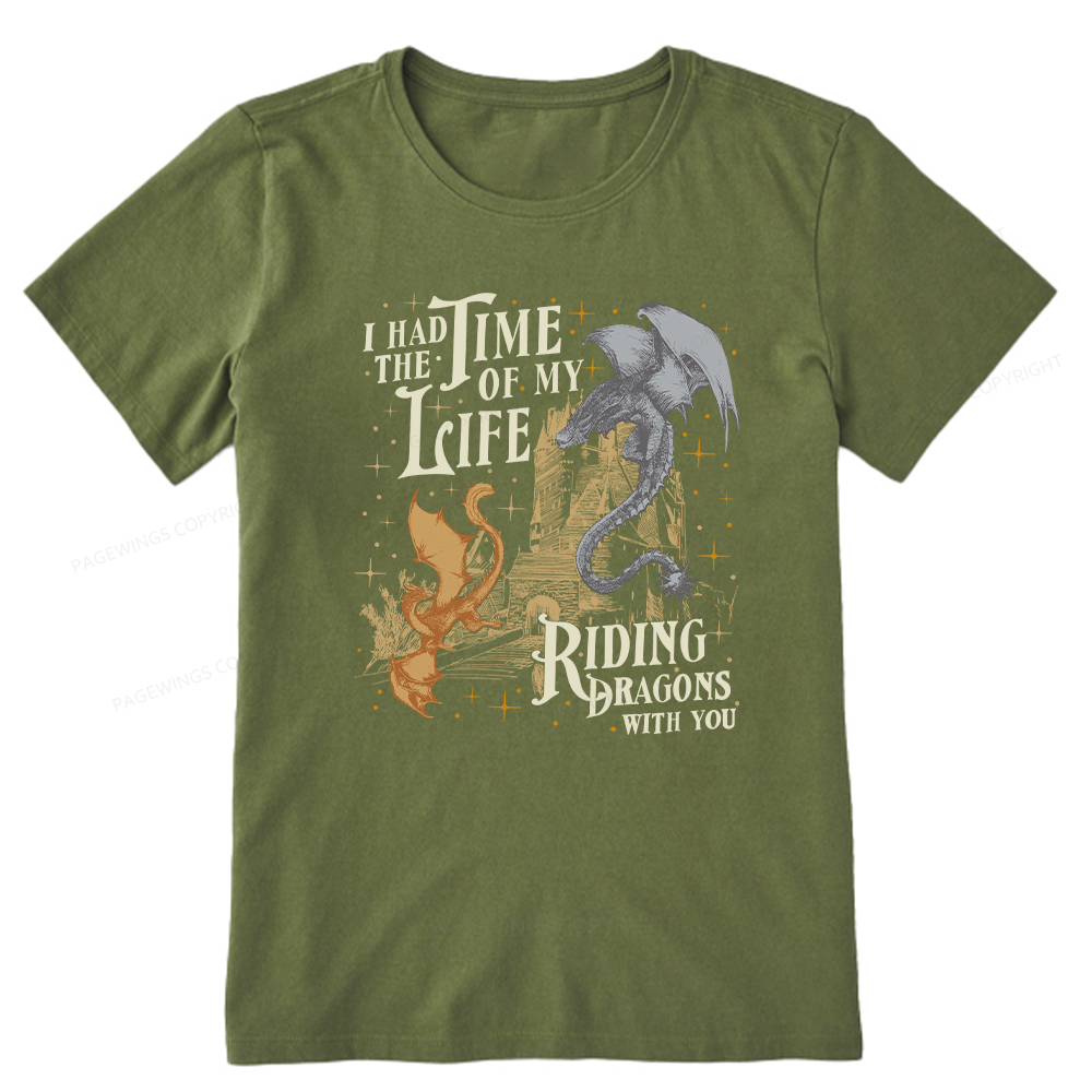 Pagewings I Had The Time Of My Life Riding Dragons With You Unisex Classic T-shirt
