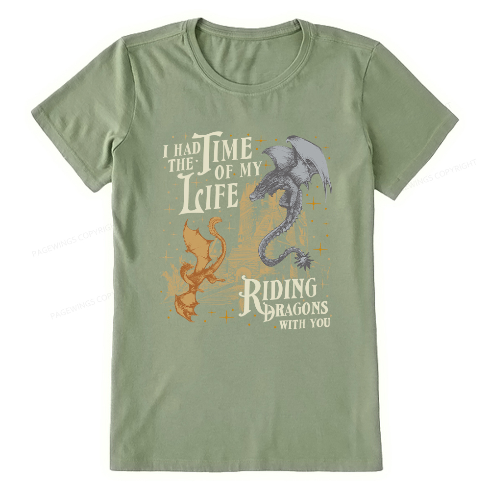 Pagewings I Had The Time Of My Life Riding Dragons With You Unisex Classic T-shirt