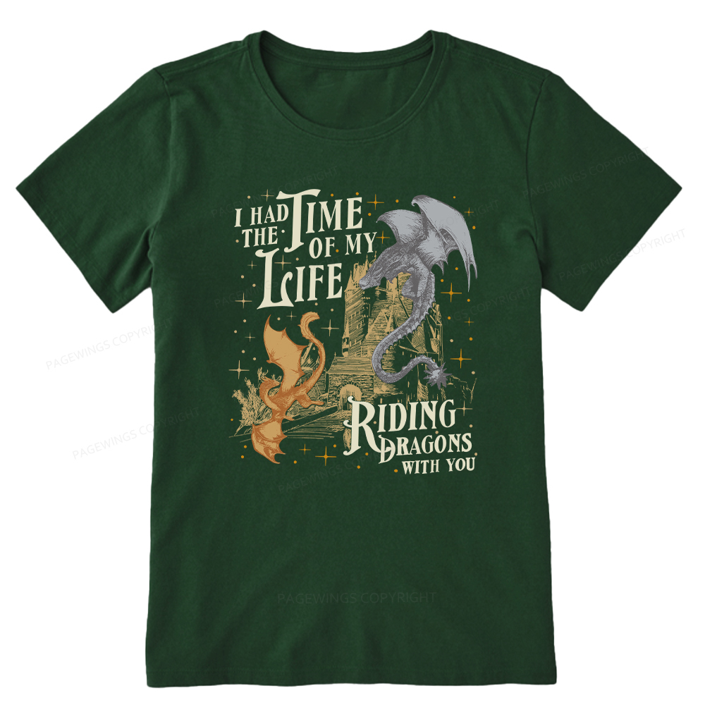 Pagewings I Had The Time Of My Life Riding Dragons With You Unisex Classic T-shirt