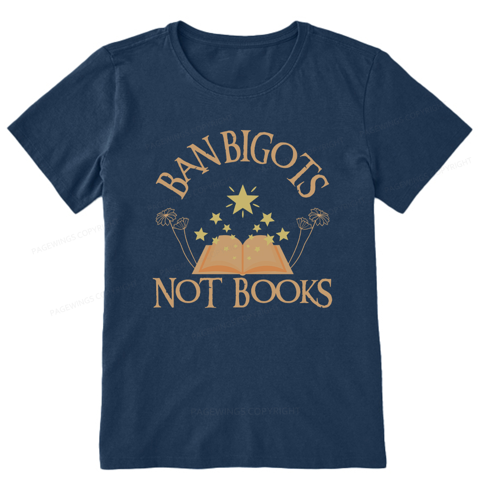 Pagewings Ban Bigots Not Books Unisex Classic T-shirt
