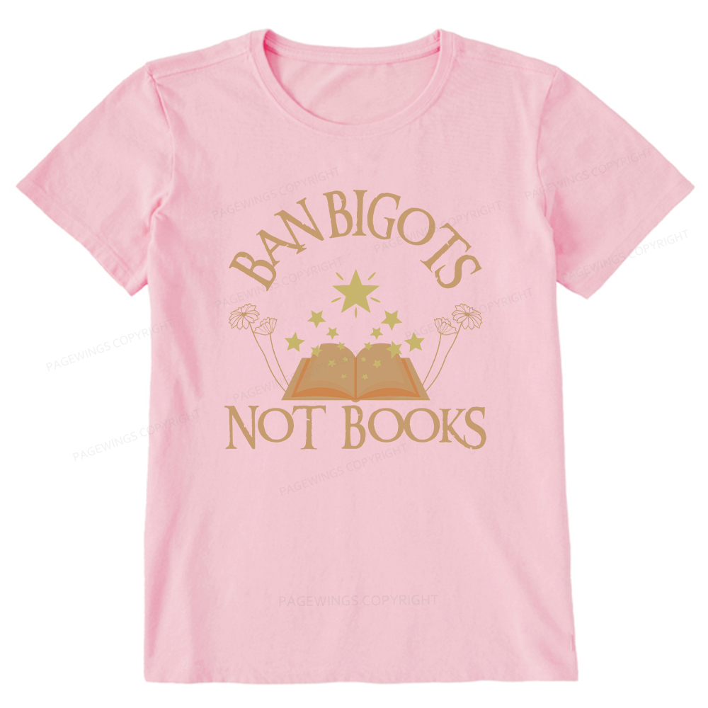 Pagewings Ban Bigots Not Books Unisex Classic T-shirt