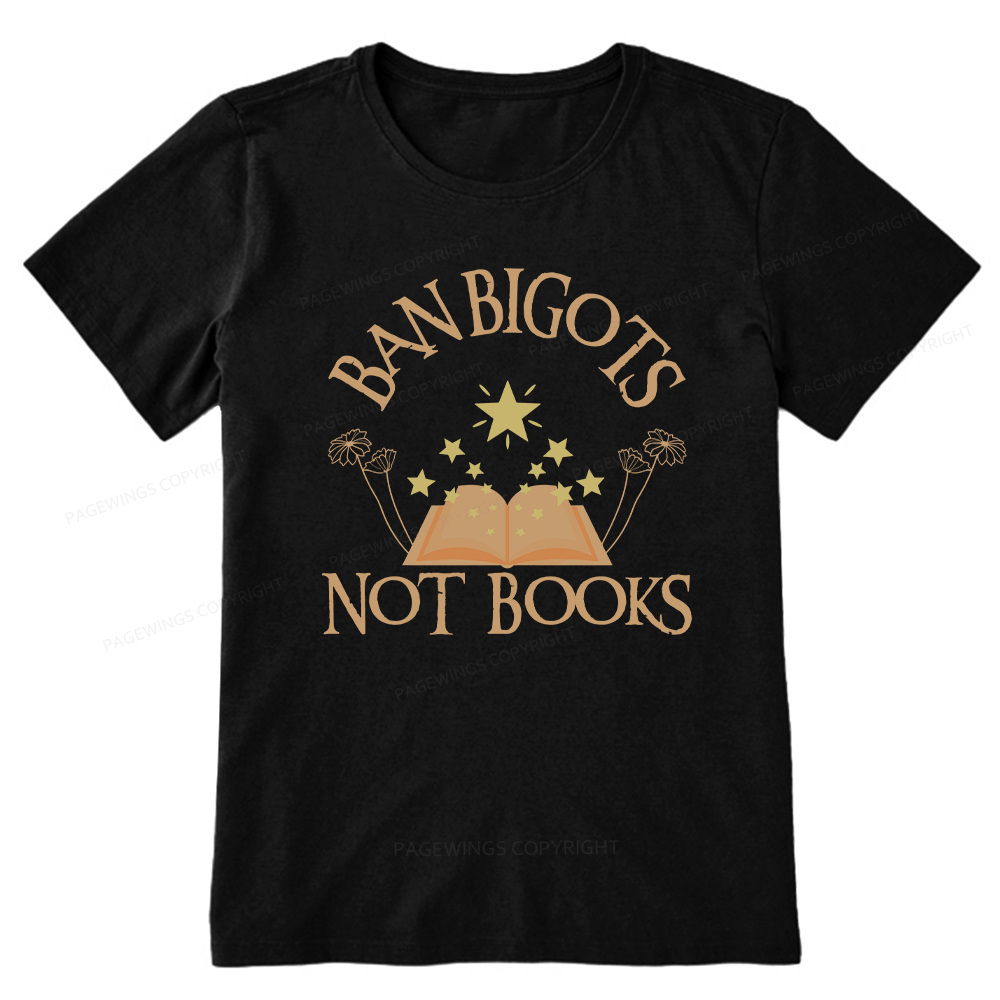 Pagewings Ban Bigots Not Books Unisex Classic T-shirt