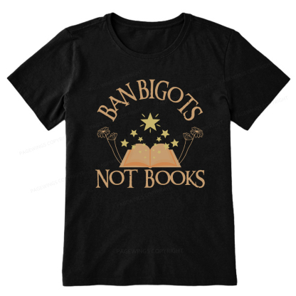Pagewings Ban Bigots Not Books Unisex Classic T-shirt