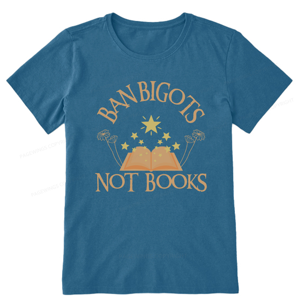 Pagewings Ban Bigots Not Books Unisex Classic T-shirt