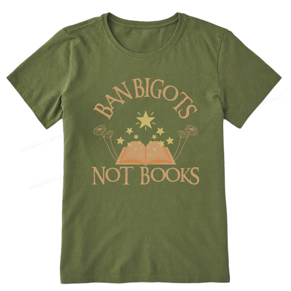 Pagewings Ban Bigots Not Books Unisex Classic T-shirt