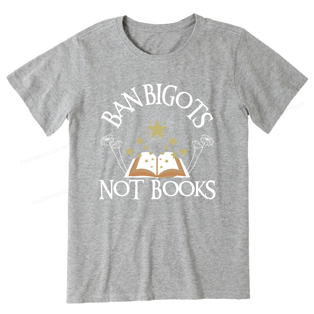 Pagewings Ban Bigots Not Books Unisex Classic T-shirt