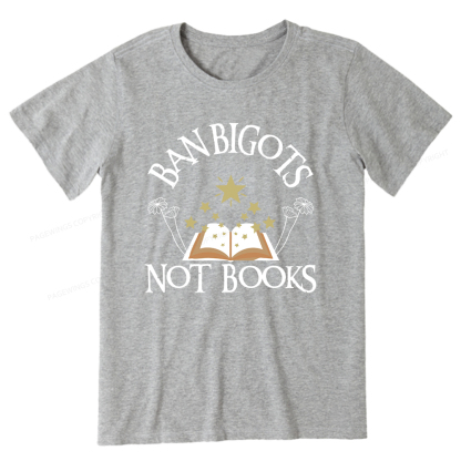 Pagewings Ban Bigots Not Books Unisex Classic T-shirt