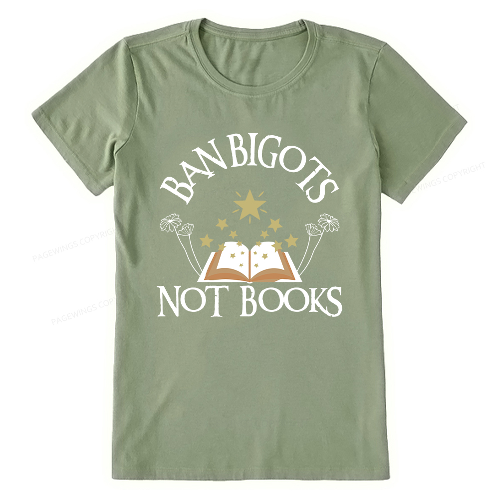 Pagewings Ban Bigots Not Books Unisex Classic T-shirt