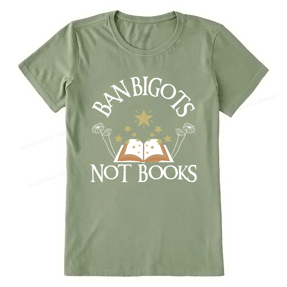 Pagewings Ban Bigots Not Books Unisex Classic T-shirt