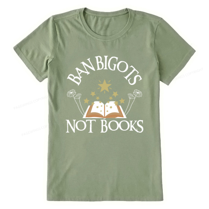 Pagewings Ban Bigots Not Books Unisex Classic T-shirt