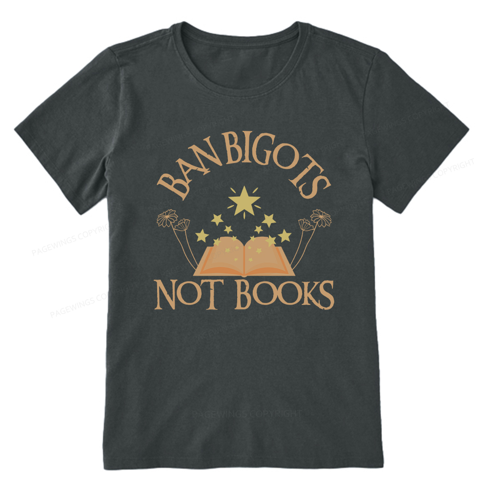 Pagewings Ban Bigots Not Books Unisex Classic T-shirt