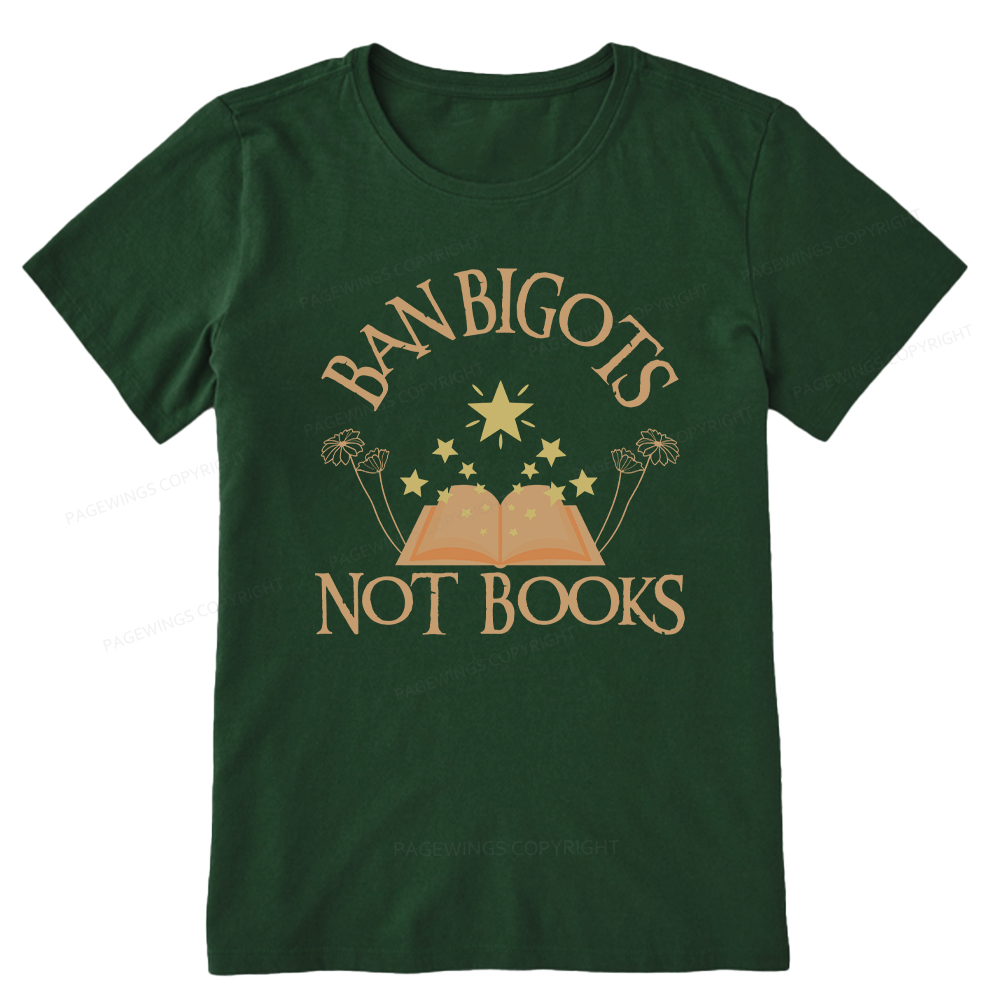 Pagewings Ban Bigots Not Books Unisex Classic T-shirt