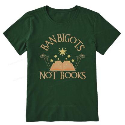 Pagewings Ban Bigots Not Books Unisex Classic T-shirt
