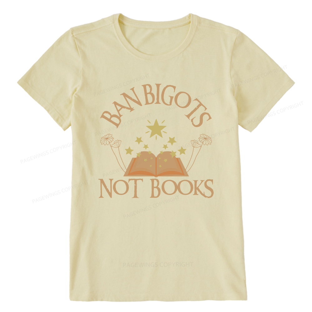 Pagewings Ban Bigots Not Books Unisex Classic T-shirt