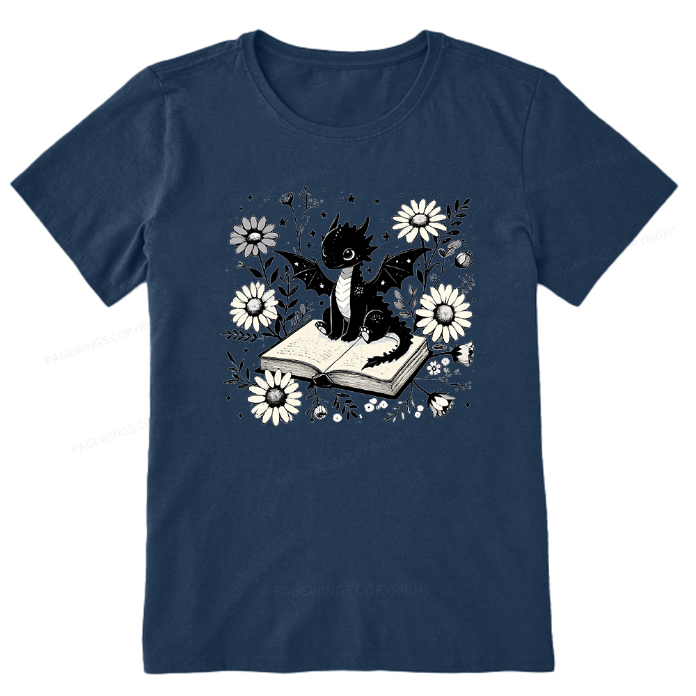 Pagewings Bookworm Dragon Unisex Classic T-shirt
