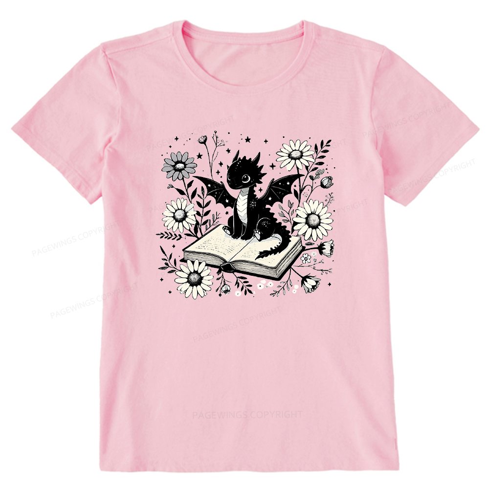 Pagewings Bookworm Dragon Unisex Classic T-shirt