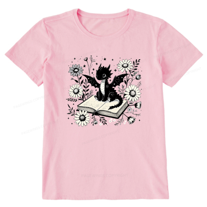 Pagewings Bookworm Dragon Unisex Classic T-shirt