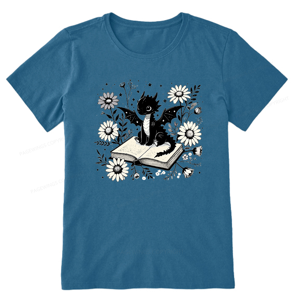 Pagewings Bookworm Dragon Unisex Classic T-shirt